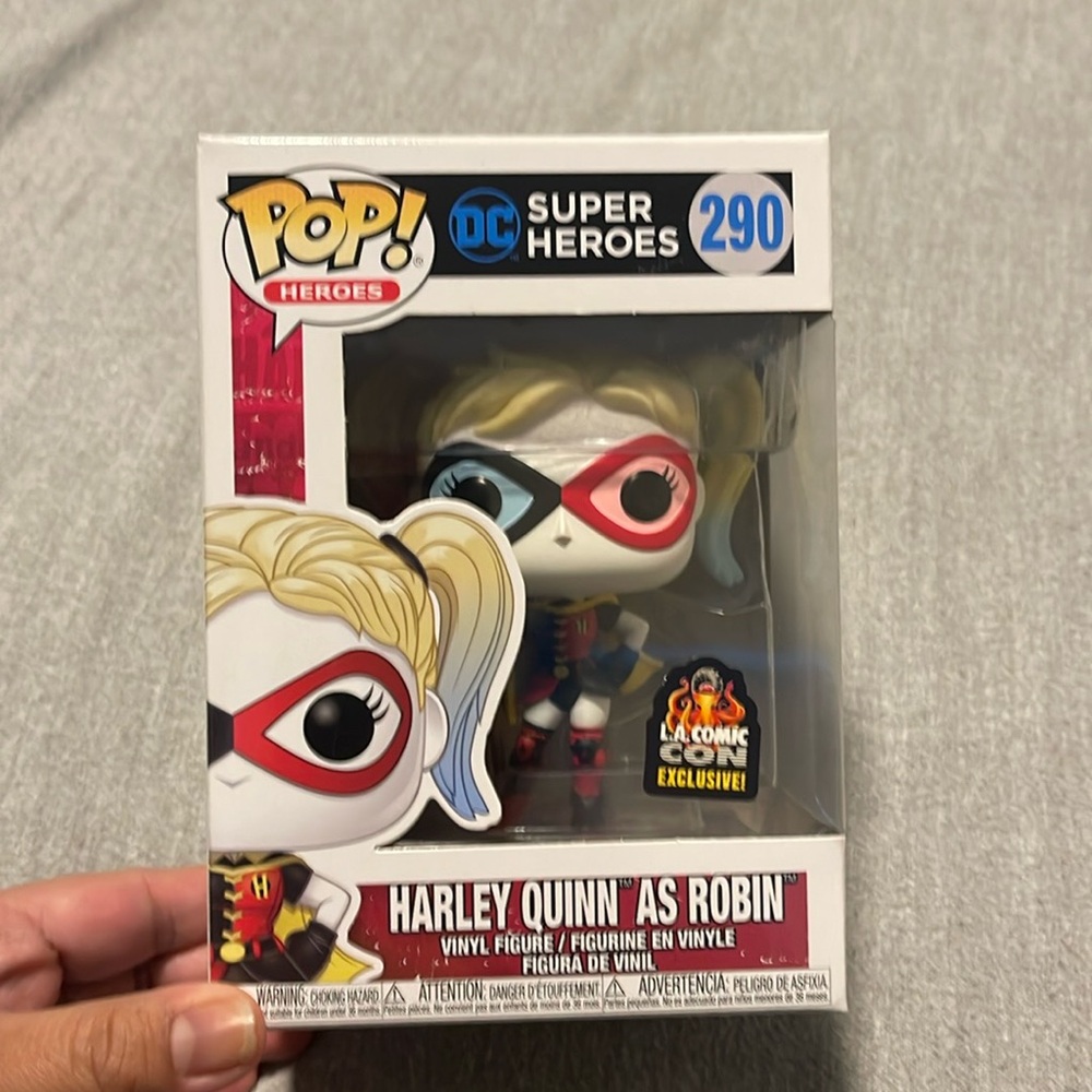 Funko pop DC Super Heroes Harley Quinn as Robin 290